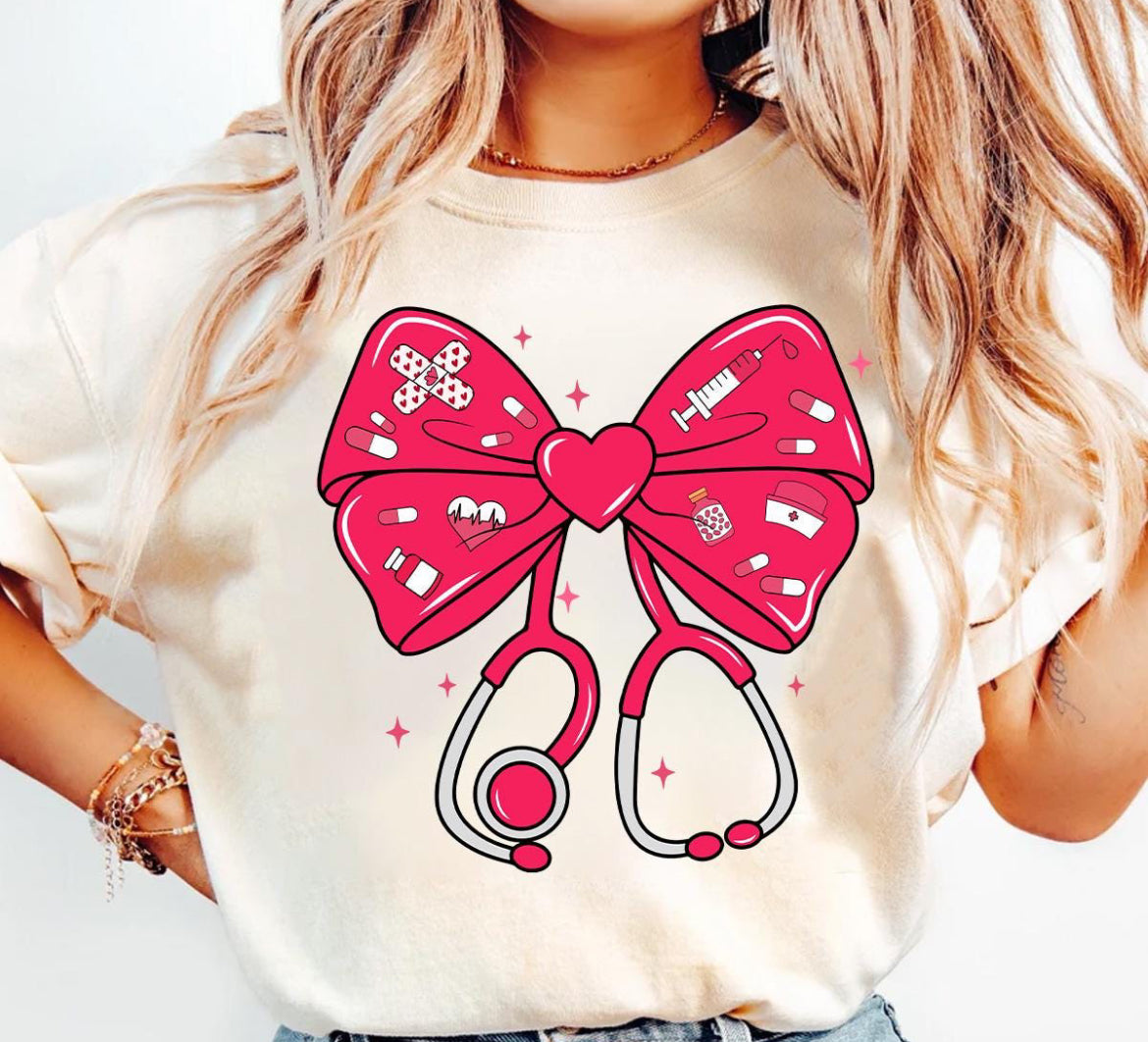 Nurse Valentine Bow