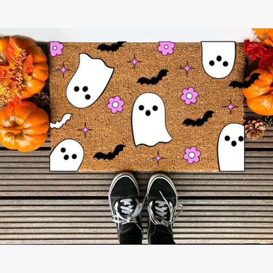 Ghost and Pink Flowers